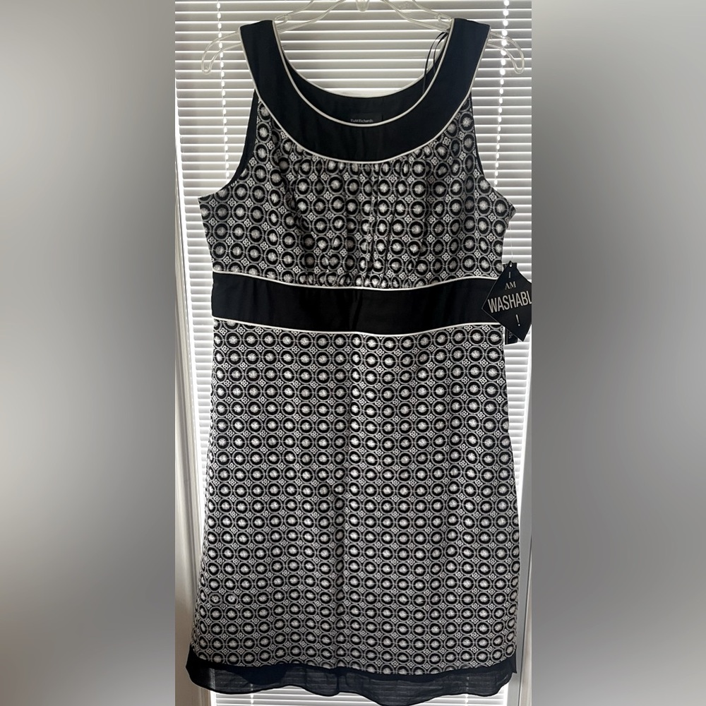 R&M Richards NWT Black & White Dress